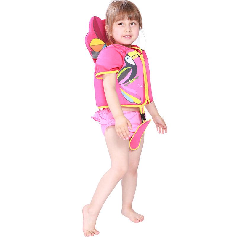 

Childrens Life Jacket Swimming Children Buoyancy Suit Swimming Vest Float Bird,M