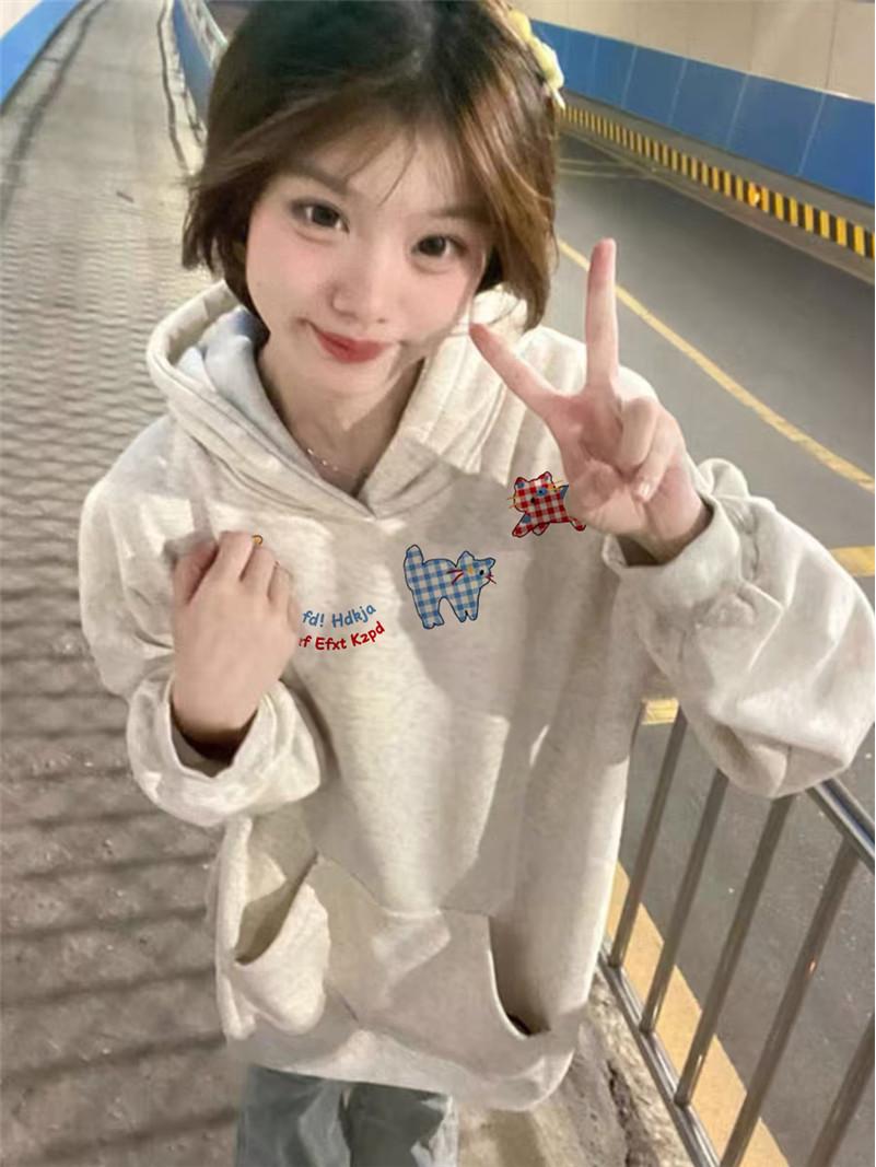 

Women s 2025 Silver Fox Heavyweight Fleece Hoodie - Thick, Lined, Loose Fit, Gray, Perfect for Fall & Winter S