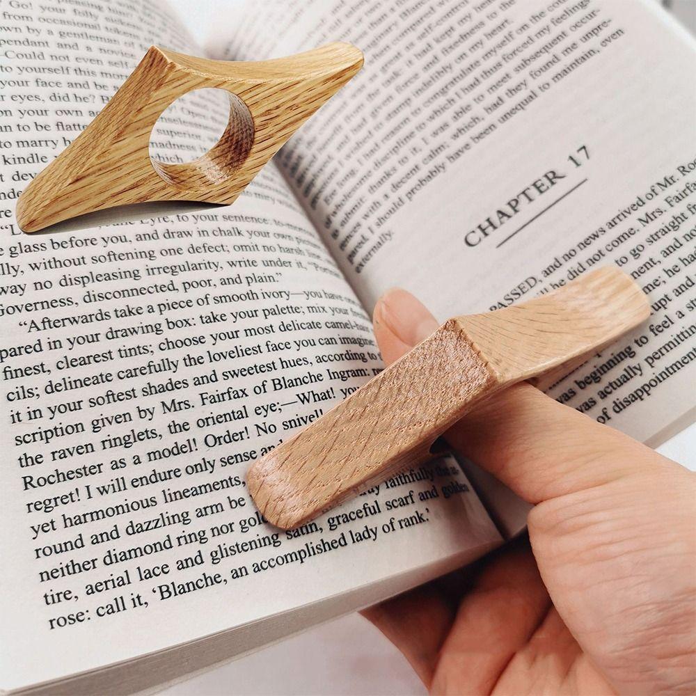 Page Turning Fixed Thumb Bookmark One Hand Reading Thumb Book Support  School Office