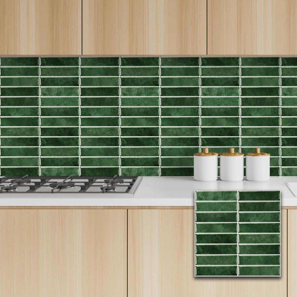 Waterproof Backsplash Wall Decals Brick Design Peel and Stick Wallpapers  Home Decoration