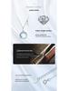 2021 High-End Moonstone Necklace: Pure Silver Luxury Design, Perfect Christmas Gift for Her
