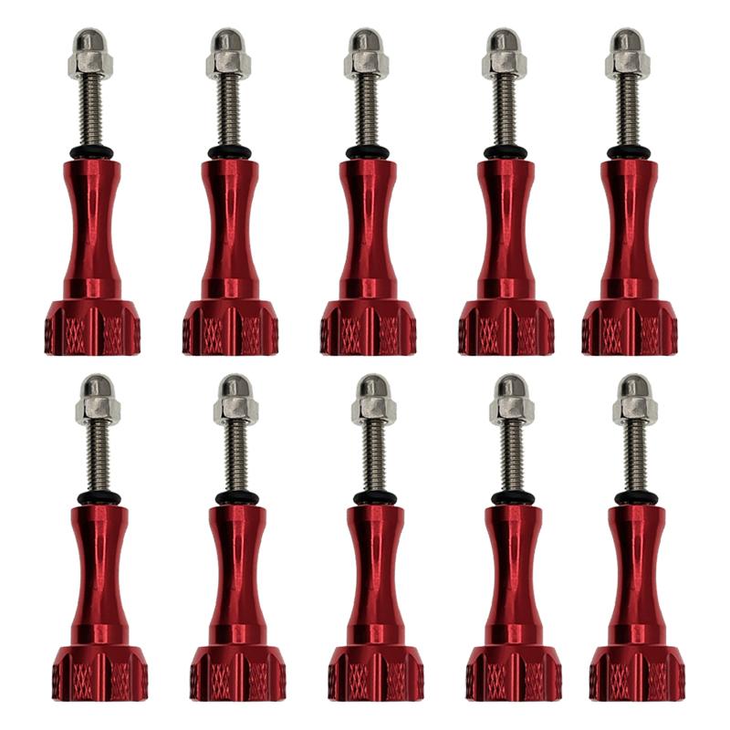 Aluminum Thumbscrew Set for GoPro Hero 13 12 11 10 9 8 7 Thumb Screw Bolts For Insta 360 X5 X4 DJI Osmo Action 3 4 5 Pro Camera