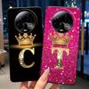 Black Case For BLU Bold K50 Soft Silicone Shockproof Protective Casing For BLU Bold K50 New Luxurious Crown Letter Back Cover