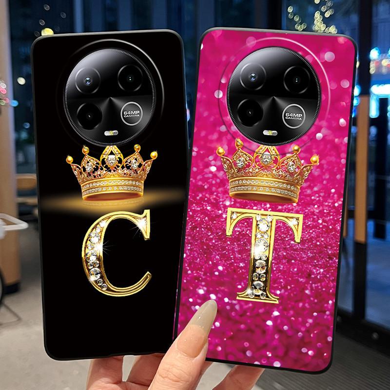 Black Case For BLU Bold K50 Soft Silicone Shockproof Protective Casing For BLU Bold K50 New Luxurious Crown Letter Back Cover
