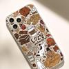 Shockproof Transparent Autumn Colors Case for iPhone 15/16/17 Pro Max/14/12