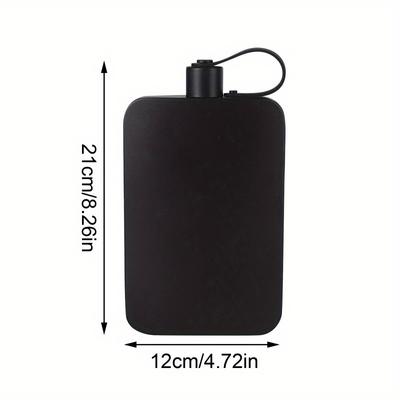 Frasco de cadera de bolsillo portátil de 500 ml, frasco de acero inoxidable para viajes al aire libre, frascos de Alcohol para bebidas de whisky, frasco de cadera de acero de 500 ml