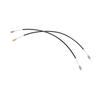 2pcs Nylon Material Violin Tailpiece Set Black Color Cello Accessory  For 3/4 4/4 Cello