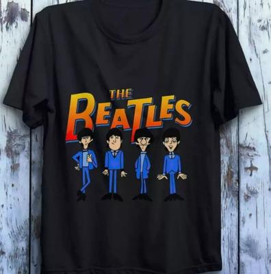The Beatles Cartoon T-Shirt, neu, Signatures Thank You Shirt, HOT.webp Unisex T-Shirt