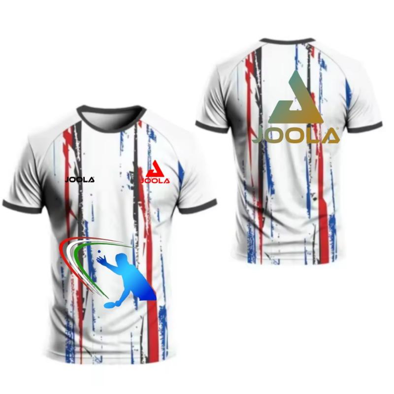 New Sport Table Tennis Clothing Men's T-Shirt Badminton Tennis Quick Dry Short Sleeve Men's Breathable T-Shirt Table Tennis Club