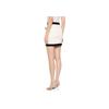 Self-Portrait Color Block Straight Cut Short Wool Casual Skirt Women skirts Beige RS24152SKCCREAM