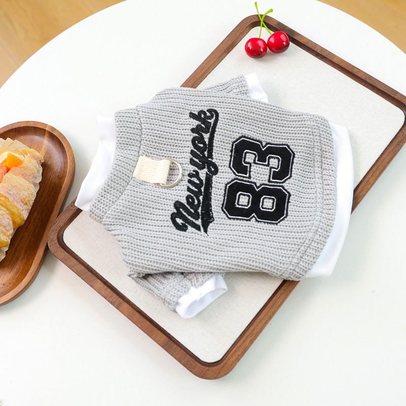Pet Winter Hoodie Small Dogs Puppies Warm Comfortable Two-Piece Style New York Design