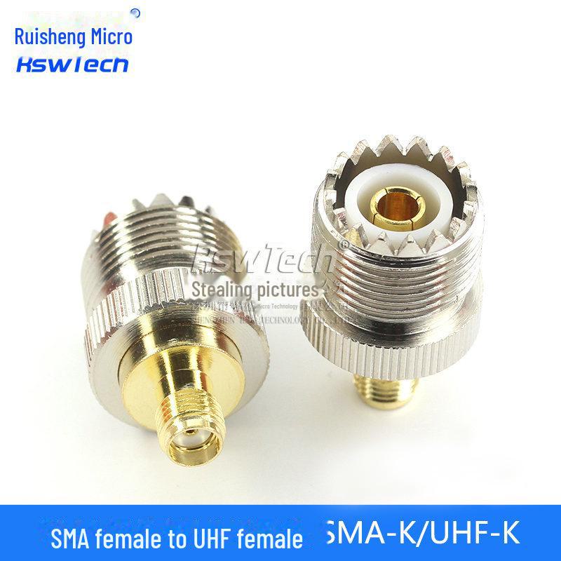 Adaptor walkie-talkie SMA mascul la UHF femelă (Conector SL16 la SMA-JJ)