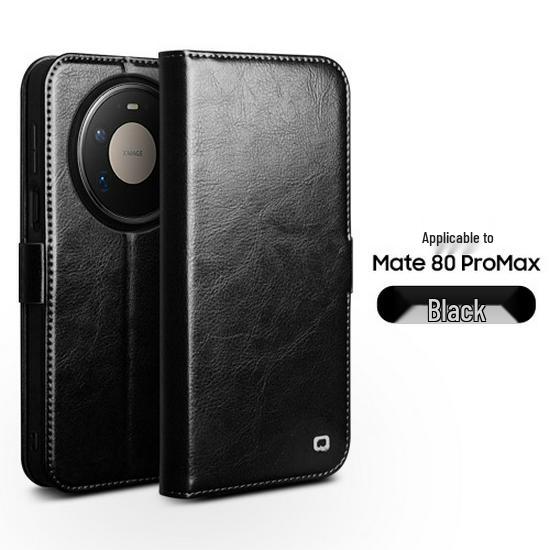 Оригинальный кожаный флип-кейс Chali для Huawei Mate80 Pro Max - Магнитный, Полное покрытие, Ударопрочный