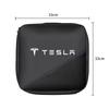 LDEPG1 Car Valve Cap New Energy Car Charging Cable Storage Box Charger Portable Bag For Tesla Model 3 Y  S X Cybertruck Coil Highland