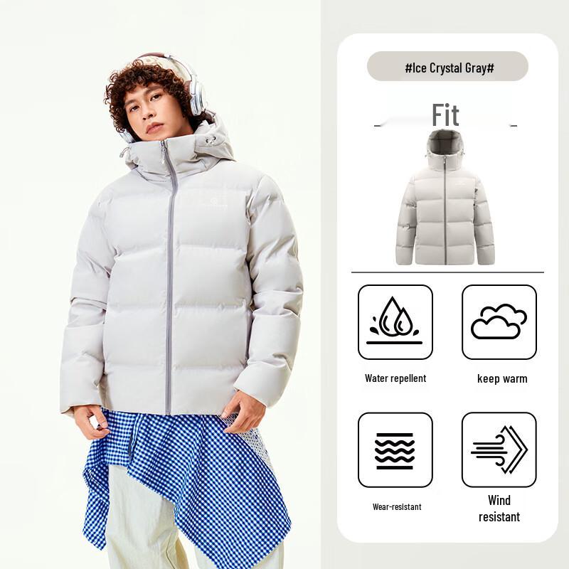 Camel Huangshan Co-branded Lightweight Waterproof Hooded Down Jacket
