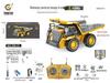 Free Shipping Alloy Remote Control Excavator Dump Truck Toy for Kids