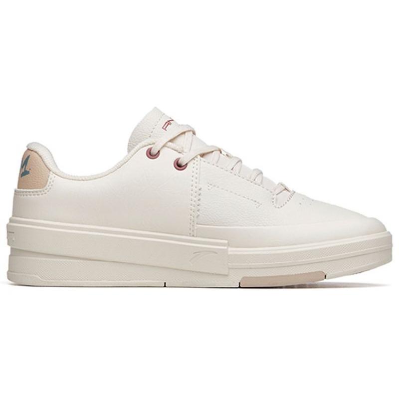 Anta Classic Women Low-top Skate Shoes Gray Non-slip Durable 922218002-1