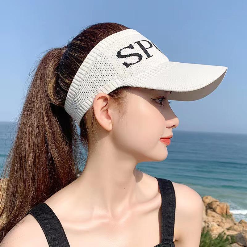 Women's UV Protection Lightweight Summer Visor Hat for Outdoor Sports