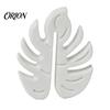 One-piece Molding Hook 3D Printed Edge for 8mm Glass, Monstera Leaf Wall Cloth Hanging Hanger, No Drill Shower Bathroom, Towel Organizer Decorative