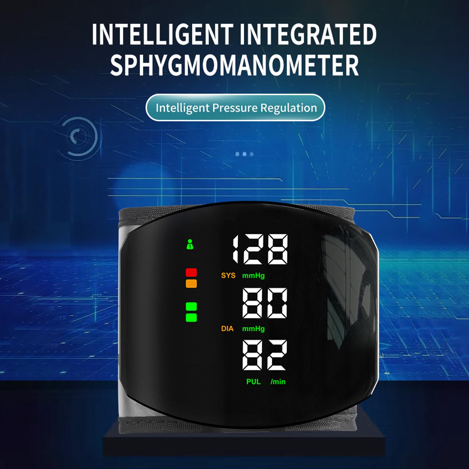Монитор артериального давления, измерение запястья, запись в память двух человек, голосовая трансляция для пожилых людей
