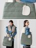 VITAFELICE Quilted Tote Bag with Pouch Women's (inb-10198z) (Ash Green)