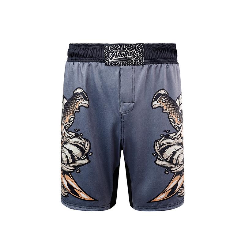 Double Knife Snake Mixed Martial Arts Shorts MMA Four-Sided High Elastic Brazilian Jiu-Jitsu Training Shorts S