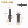 10Pairs Screw Clip Speaker Grill Pegs Kit DIY Plastic Audio Speaker Buckles Pin Type Ball Socket Net Cover Buckles
