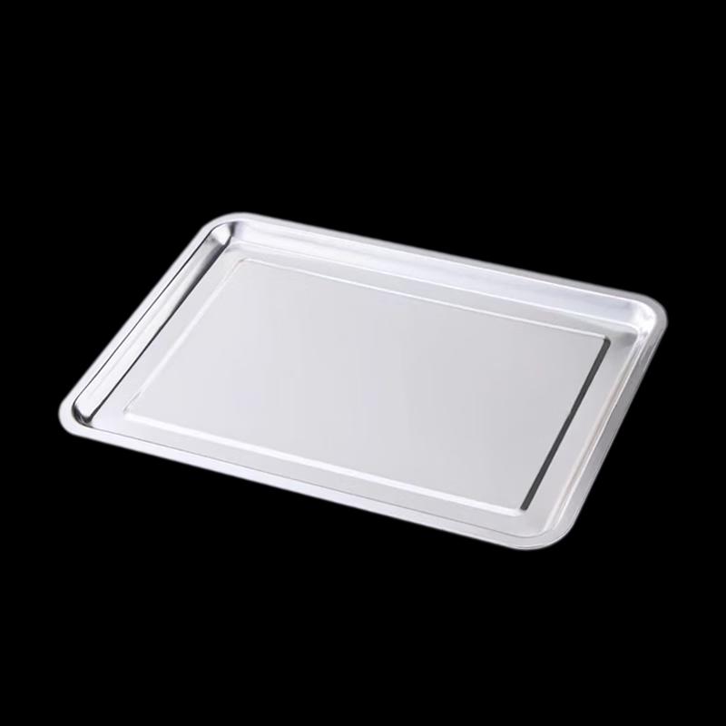 304 Stainless Steel Rectangular Buffet Serving Tray