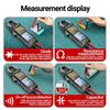 PN109 Clamp Meter Voltage Current Tester 4000 Counts Backlit Multimeter for Resistance Diode NCV Testing