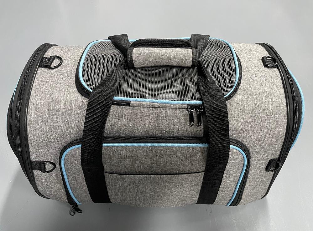 Expandable Pet Carrier & Cat Bed - Crossbody Travel Bag for Dogs & Cats