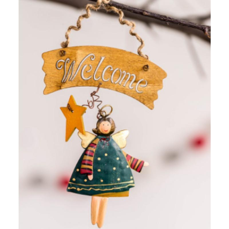 1/2/3pcs DIY Red Christmas Snowflakes&Star&Tree Wooden Pendants Ornaments Home Christmas Party Xmas Tree Kids Gifts Decorations