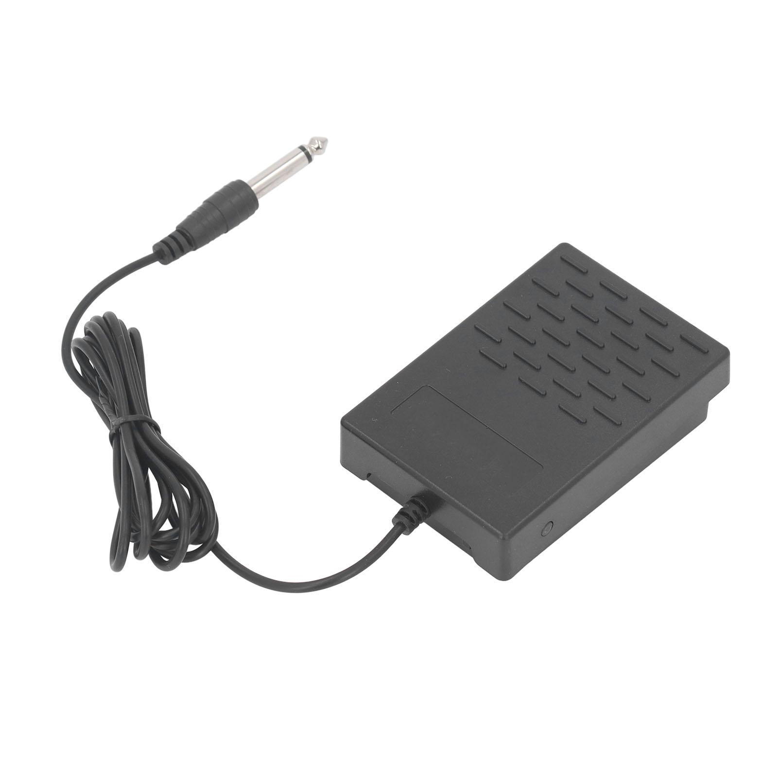 

Универсальная педаль сустейна электрическая клавиатура моментальный ножной переключатель шаговый синтезатор 6,35 мм черный чёрный