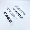 3D Hochglanz Schwarze Buchstaben C180 C200 C220d C250d C260 C300d 4Matic ABS Emblem für Mercedes Benz W205 Coupe Auto Kofferraum Aufkleber