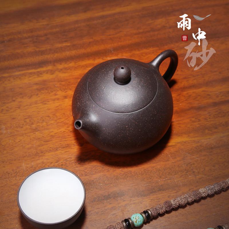 High Quality Yixing Teapot Purple Clay Xi Shi Zisha Tea Pot Ore Beauty Chinese Kung Fu Kettle Suit  for Puer Black Tea 180ML
