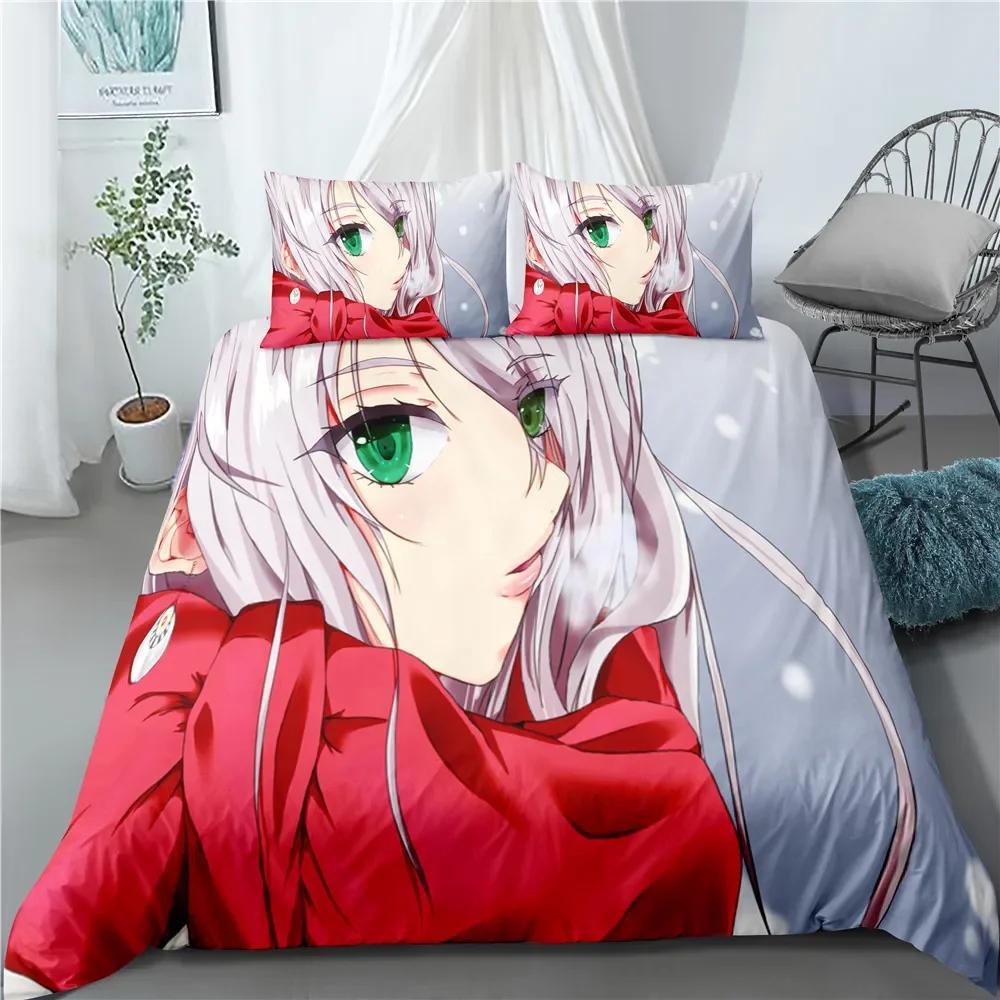 Anime High School Dxd 3D Printed Bedding Set Duvet Covers Pillowcases Comforter Bedding Set