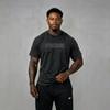 Camiseta Casual Esportiva Masculina Gymshark Tendência Algodão Lavado Estampada