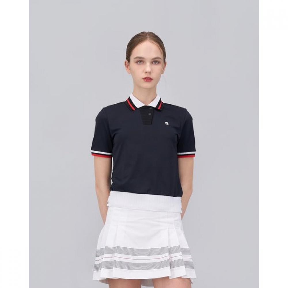 ONOFF Женская футболка с опущенными плечами и воротником Of9043la Черная 34