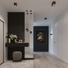 Quad 1 Black Wall Lamp