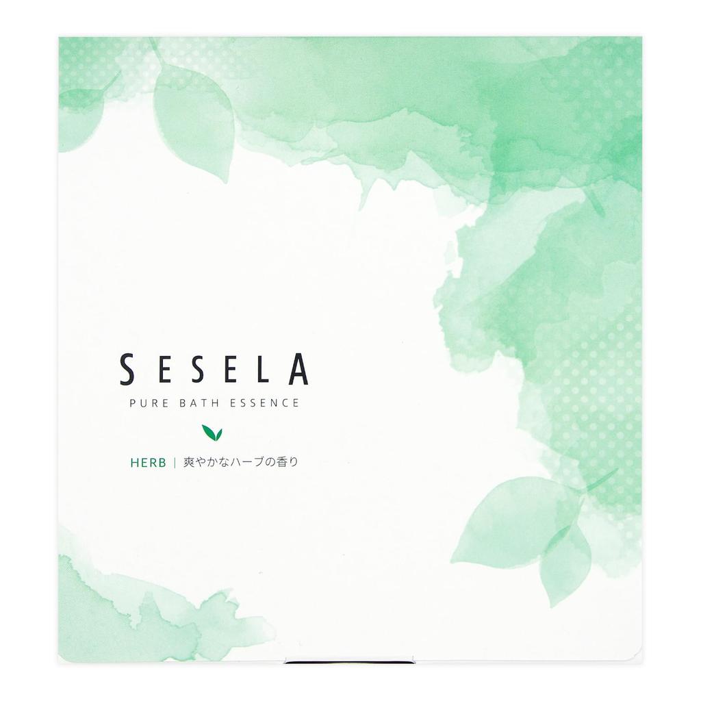 SESELA Pure Bath Essence and Gentle On Water 20ml X 10 Gift Set (Herbal) Relaxing, Cleansing, Heaters, Packets,