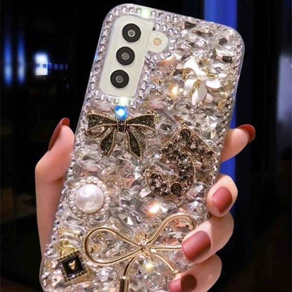 Luxury Bow for Samsung A05S Phone Case - Full Coverage for S24/S23/S20/S21, A54 5G