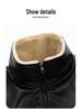 Men's Thick Leather Fur-Lined Motorcycle Jacket - Autumn/Winter Collection