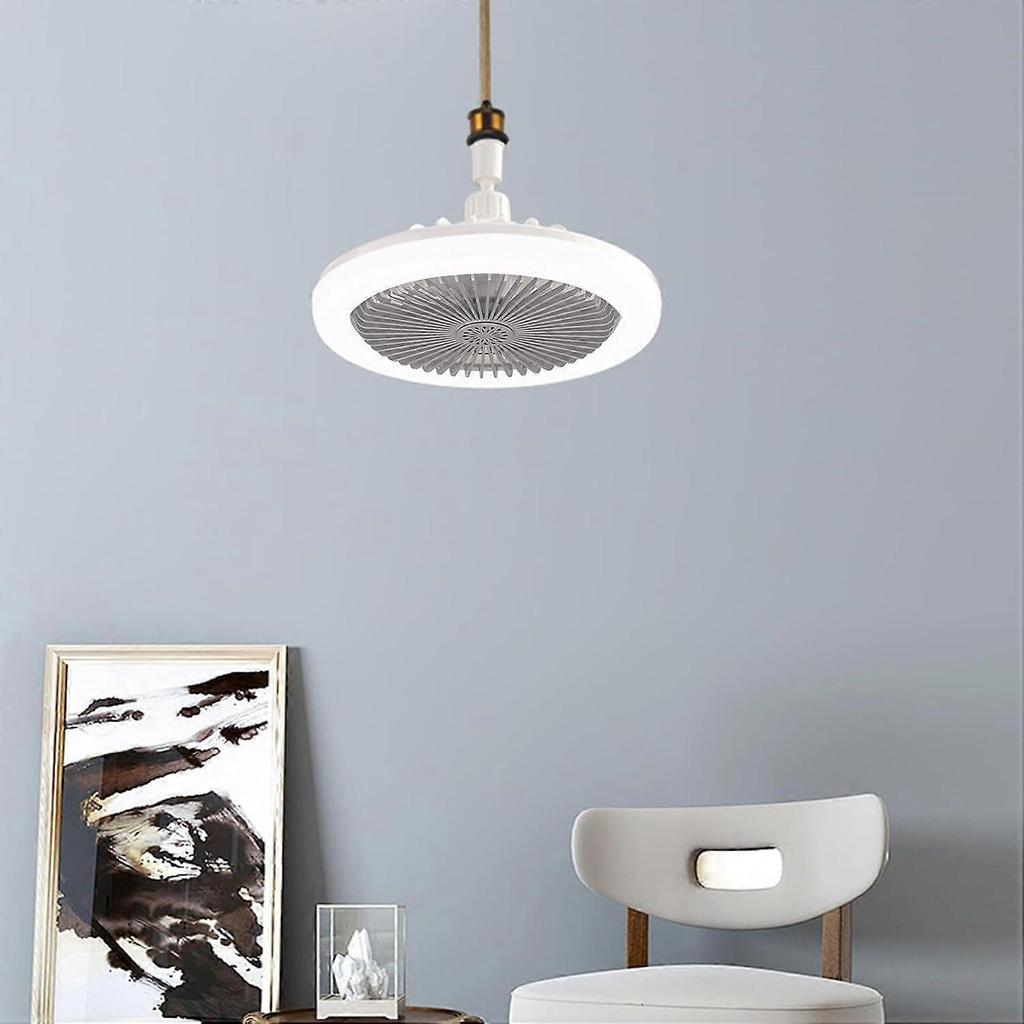 Silent Ceiling Fan With Light, Mini Reversible Fan, Home Cooling And Air Circulation, Whisper Quiet Operation