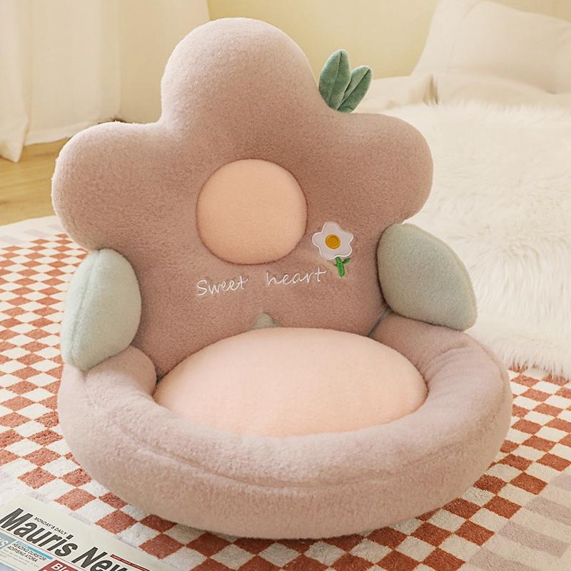 Soft Flower Plush Stuffed Toy Cushion Home Sofa Seat Decor Cushion Cute Baby Kid Girlfriend Birthday Companion Gift