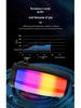 Shocking Sound: High-Quality Bass Bluetooth Speaker with LED Atmosphere Light - Model 1202