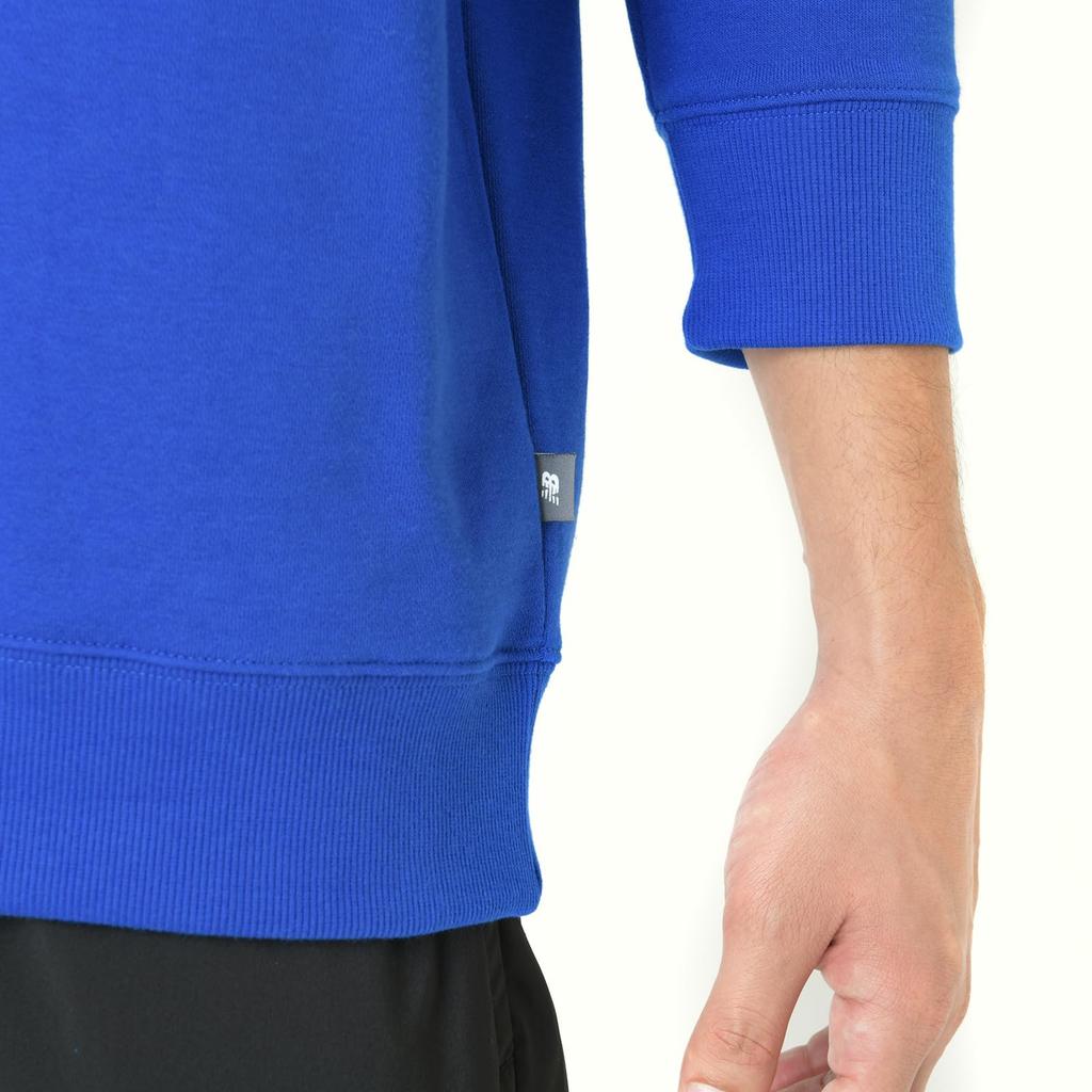 New Balance Pennant Bisiklet Yaka Sweatshirt Ağır Kumaş TRY Beden FINE BOYS'da Yer Alan (MT43950) (Takım Kraliyet) S,