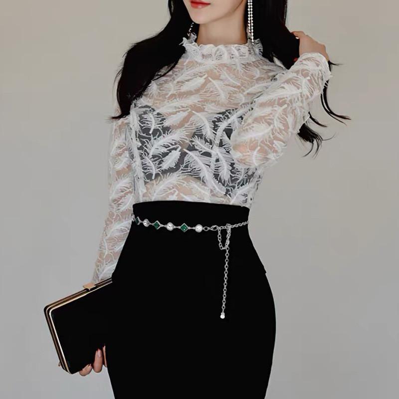 Water Diamond Embellished Womens Chain Belt For Summer Fashion Accessories