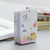 Rectangular Storage Box Printed Candy Box Postcard Small Tin Box Tinplate Storage Box Storage Box Sweet Cute Creative Cartoon
