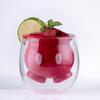 Glass Cup, Double-layer Dessert Cup, Juice Cup, Beverage Coffee Cup, Creative Glass Cup, Cartoon, Children's Gift
