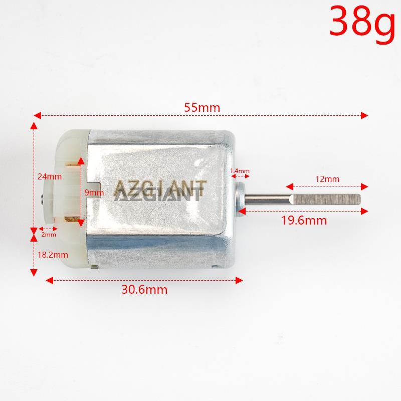 10 Pcs AZGIANT 18mm D Spindle FC280SC 20150 Car Central Door Lock Motor Flat Shaft for FC280SC-20150 BN387615
