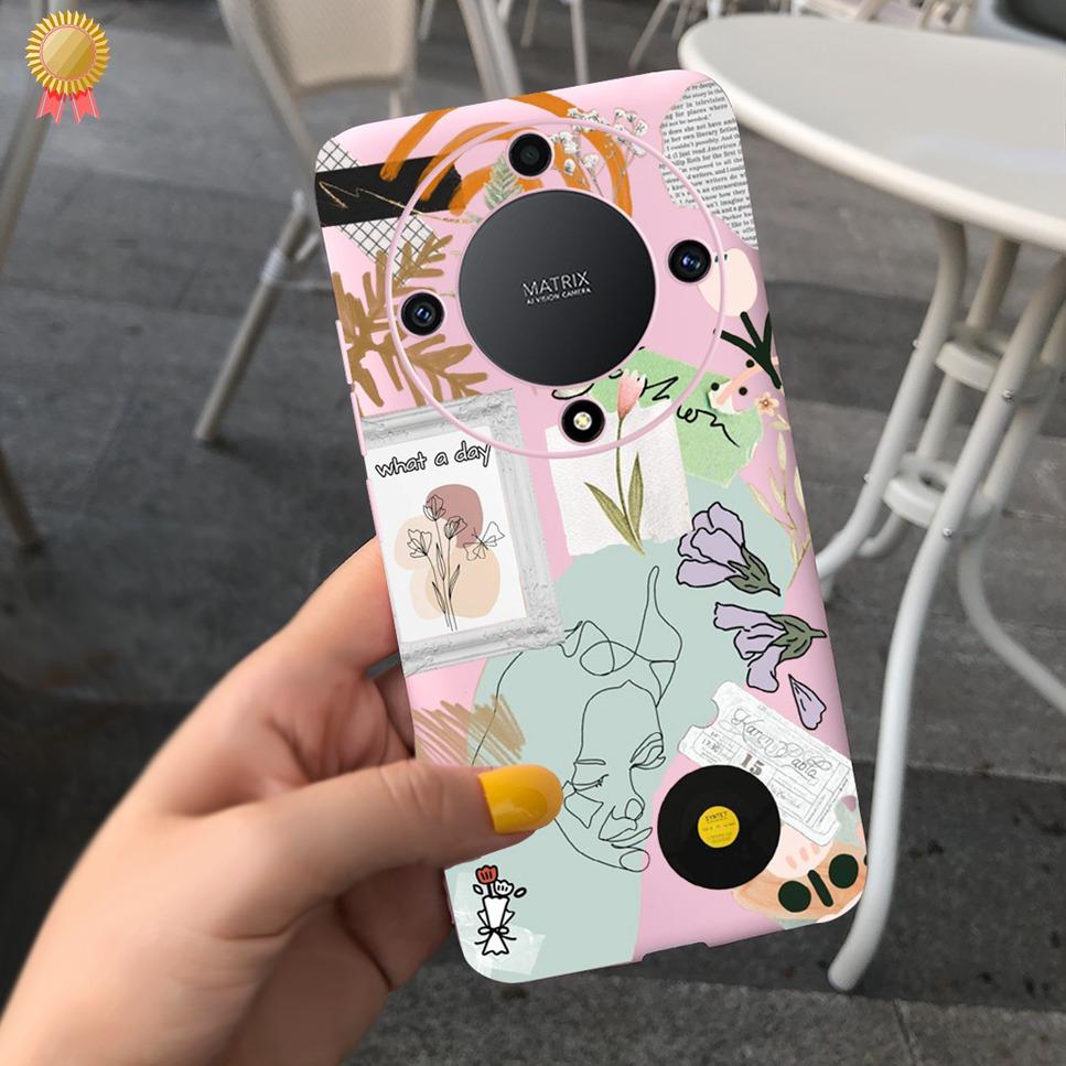 Luxury Case For Honor X9a Soft TPU Capa COOL New Cute Animal Painted Back Coque For Honor X9a X8A X7A 9XA 8XA 7XA  Bumper Bags